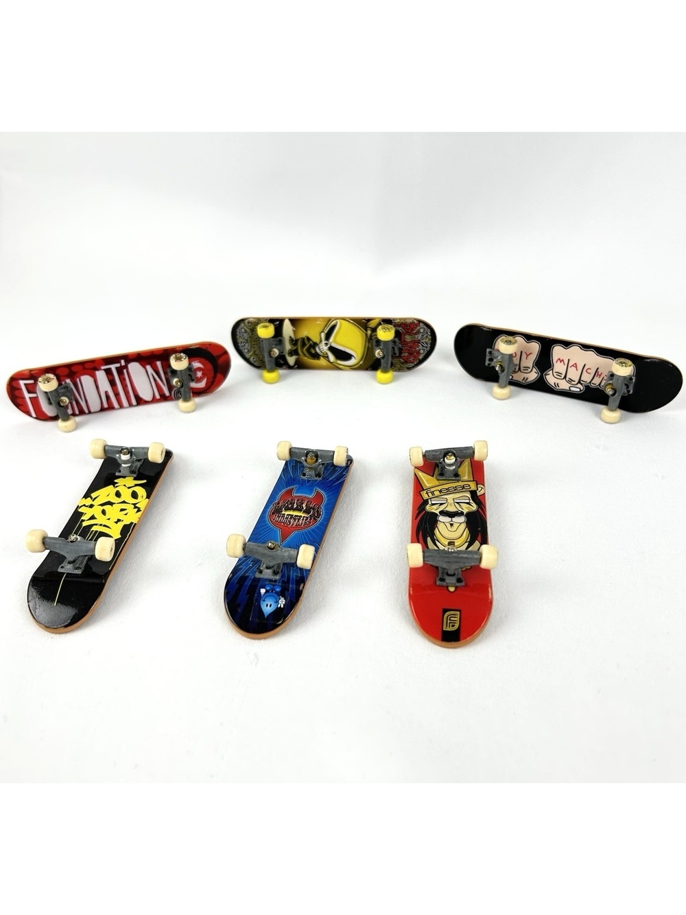 Vintage Tech Deck Fingerboard Lot World Industries Blind Zoo York Toy Machine
